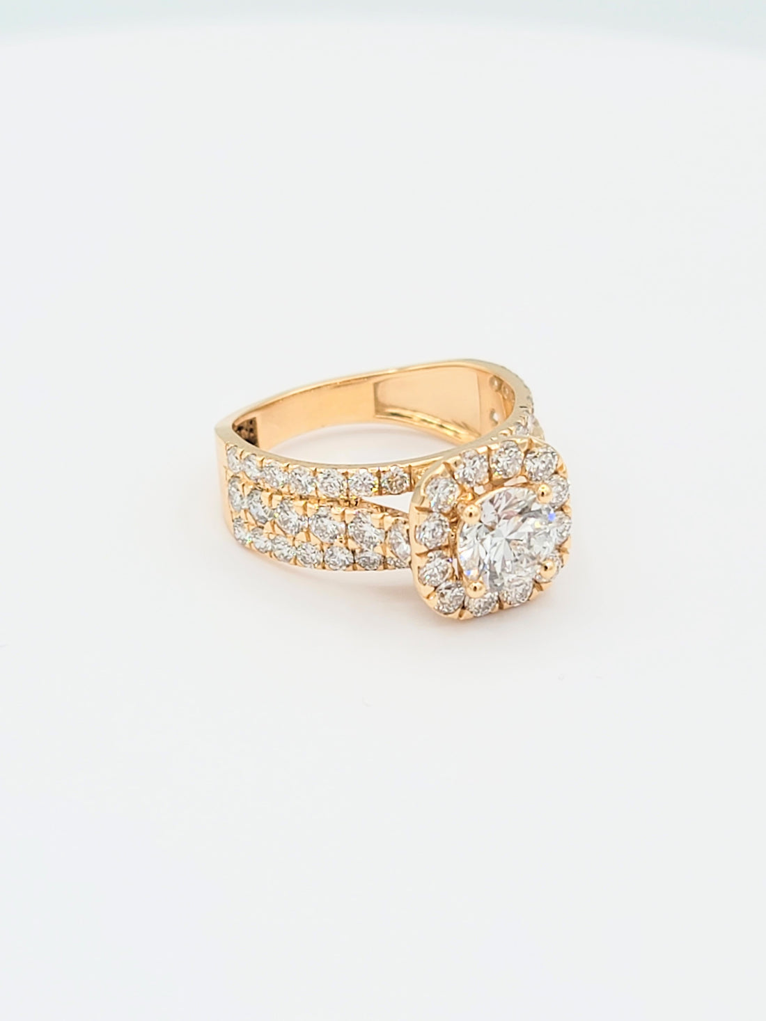 14K Gold Lab Grown Diamond Ring