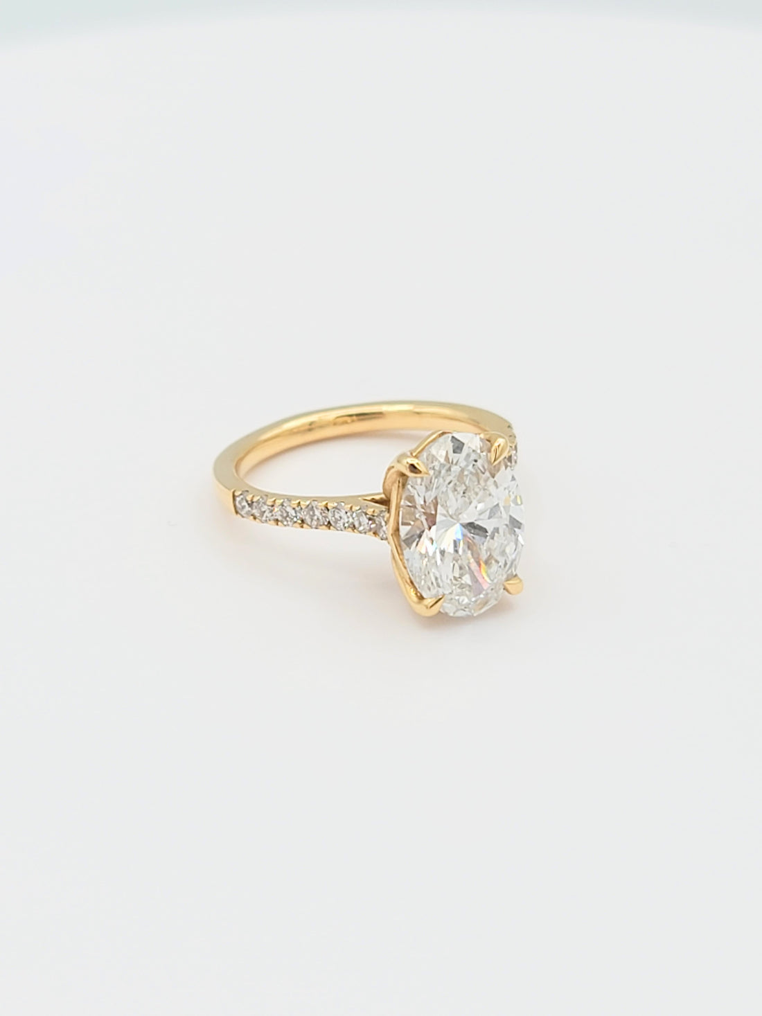14K Gold Lab Grown Diamond Ring