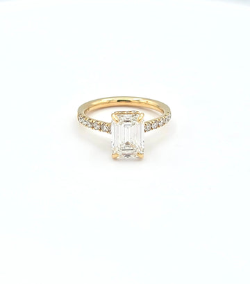 14K Gold Lab Grown Diamond Ring