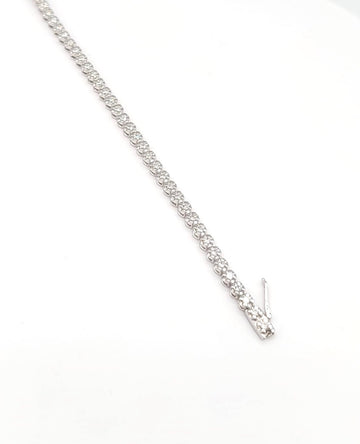 1.57 CT Certified Lab-Grown Diamond Tennis Bracelet in 14K Yellow Gold