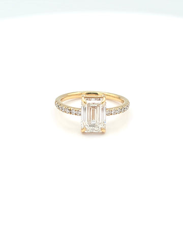 14K Gold Lab Grown Diamond Ring