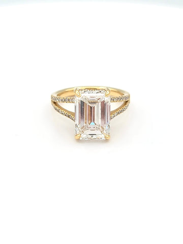 14K Gold Lab Grown Diamond Ring