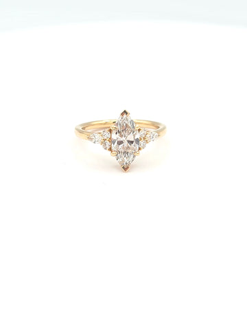 14K Gold Lab Grown Diamond Ring