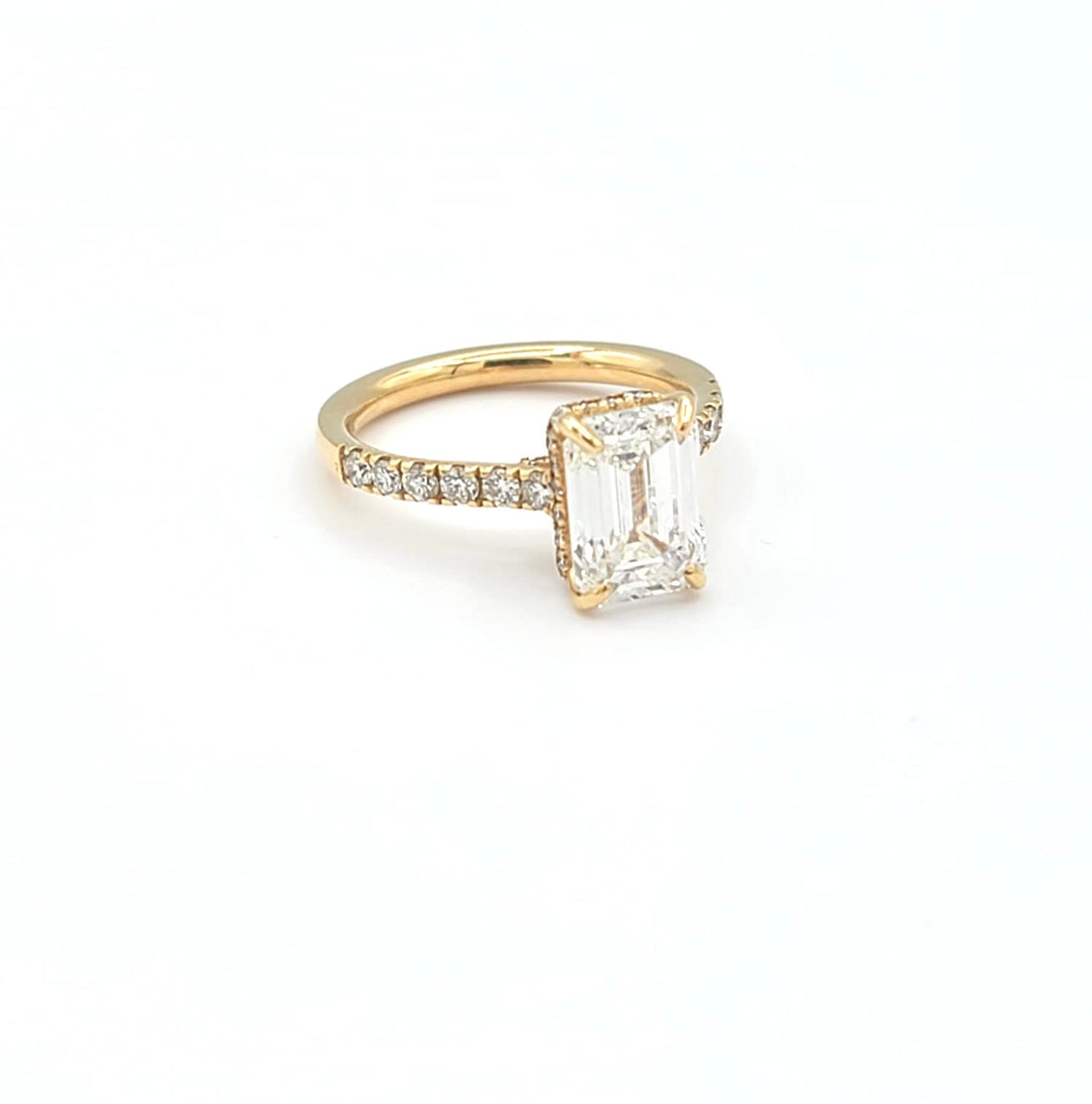 14K Gold Lab Grown Diamond Ring